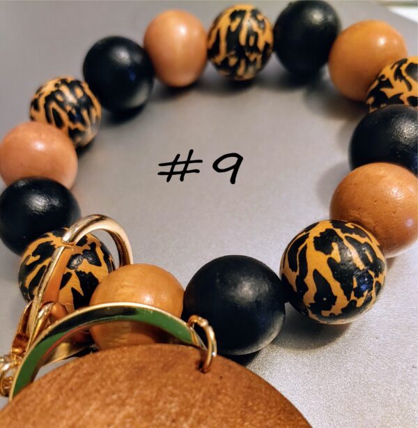 Wood Bead Wristlets - 14 Colors to Choose From - Image 9