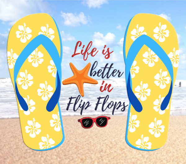 Life Is Better In Flip Flops 20 oz Tumbler - Image 3