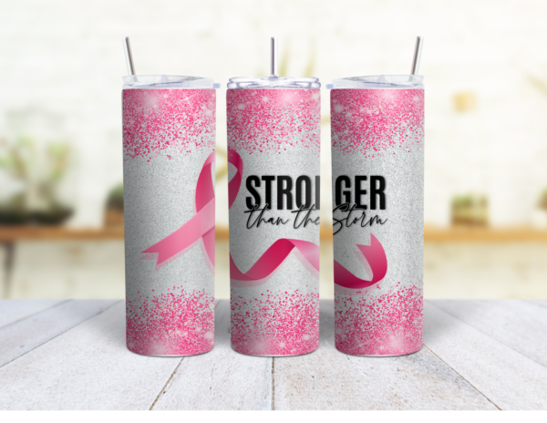 Cancer - Stronger Than The Storm 20 oz Tumbler