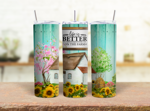 Life Is Better On The Farm 20 oz Tumbler