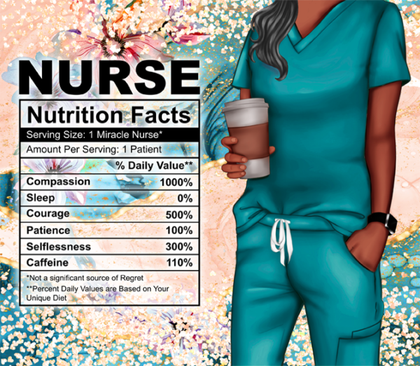 Nurse Nutrition (01) 20 oz Tumbler - Image 3