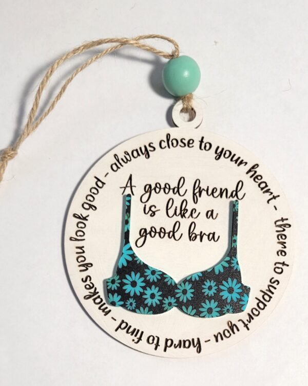 A Good Friend Is Like A  Good Bra