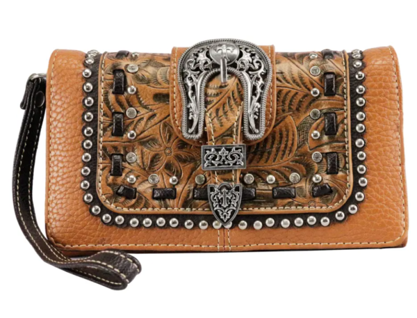 Western Style Buckle Purse and Wallet - Image 3